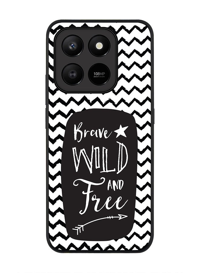 For Honor X7d 4G / X7d 5G / 400 Smart Case,Slim fit Camera Protection, Shockproof Thin Phone cover  - Brave, Wild And Free